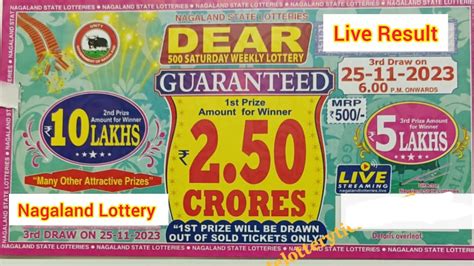 dear 500 saturday weekly lottery result today 8pm|Nagaland Dear 500 Super Monthly lottery result .